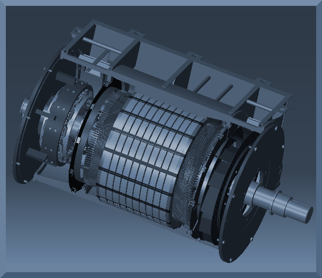 4_Electrical generator_axial cut 4_Electrical generator_axial cut